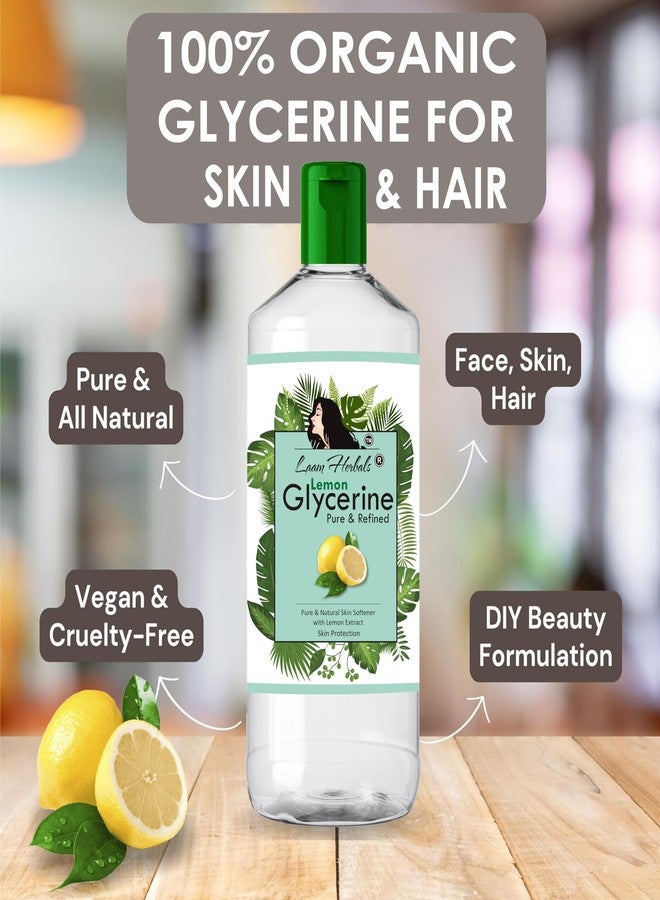 Laam Lemon Glycerine Pure & Refined | Enriched with Vitamin C | Used for Chaffing, Moisturizing, Uneven Skin Tone, Dryness, Dark Spot, Wrinkles, Aging | Natural, Soft & Glowing Skin- 125g - Image 4