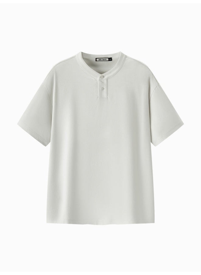 SEMIR Men's Solid Button-Front T-Shirt - Image 4