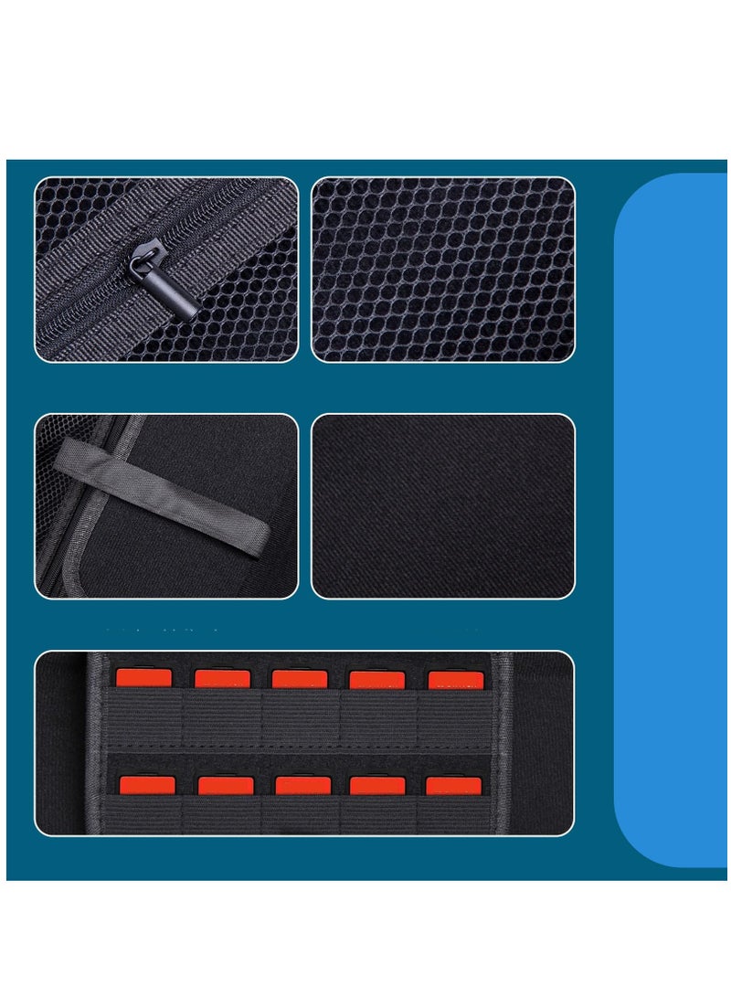 Carrying Case for MSI Claw A1M 7  Inch EVA Shockproof Travel Storage Bag Protective Cover Organizer for MSI Claw Handheld Console Game Accessories  - Image 4