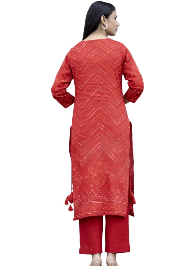 Red Embroidered Cotton Kurta Sharara Set with Dupatta – Festive Ethnic Wear for Women - pzsku/Z8F37EC2212F163ADF9D8Z/45/1741338435/85fade2a-f162-4c5c-9c08-c319b0987bce