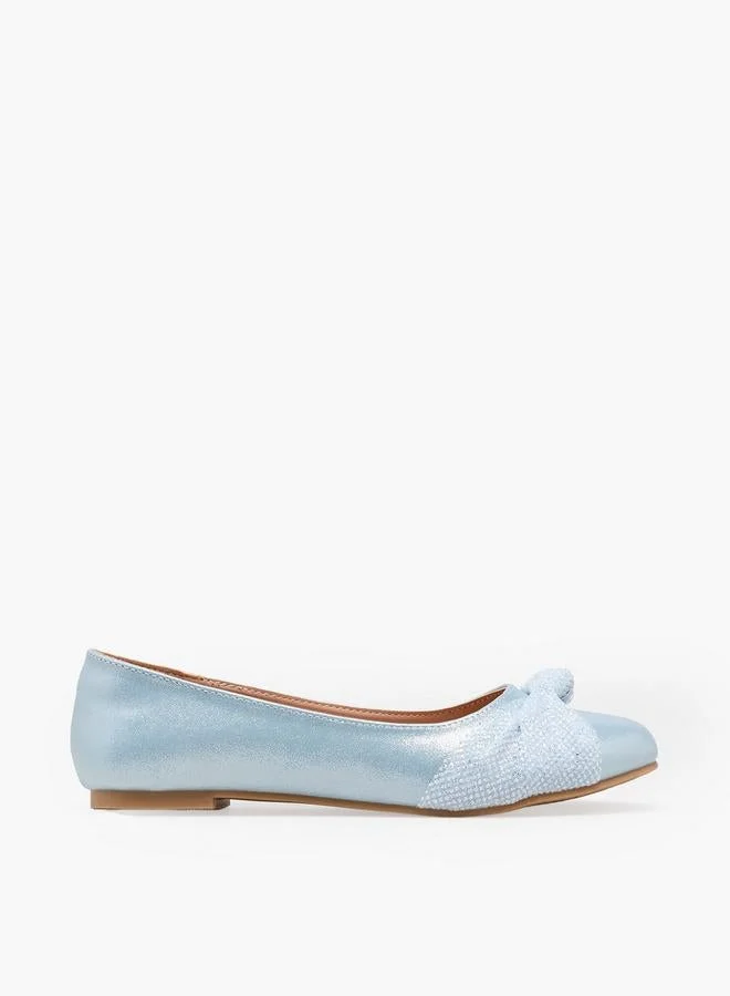 ليتل ميسي Girls Slip-On Ballerina Shoes