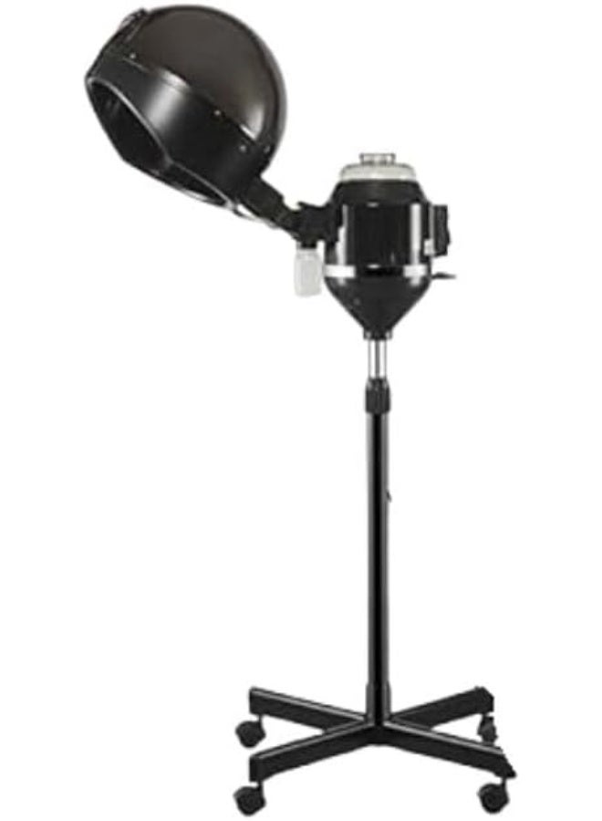 sd e-trading Professional Hair Steamer, Head Steamer with Timer & Stand (Black) - Image 1