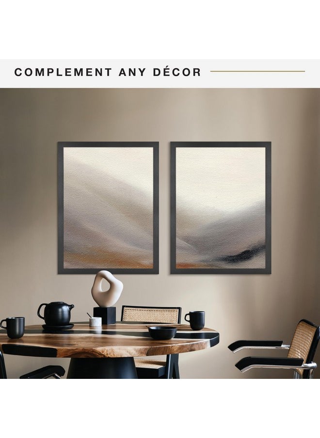 MCS MCS Studio Gallery 18x24 Poster Frame Black Woodgrain, Vertical & Horizontal Wall Hanging Large Picture Frame for Photos, Posters & Art Prints (2-Pack)  - Image 2