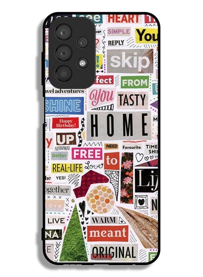 Tolwak Samsung Galaxy A23 4G Protective Case Cover Meant Original Stickers - Image 1