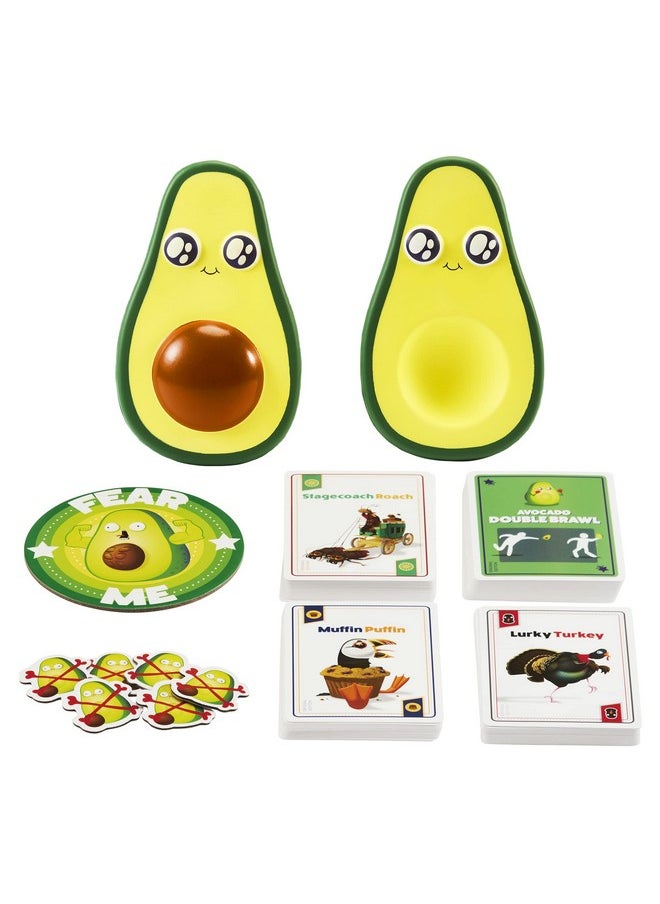 Exploding Kittens LLC Exploding Kittens Presents Throw Avocado - A Dodgeball Card Sequel and Expansion Set - Family-Friendly Card Games for Adults, Teens & Kids - 2-6 Players - Ages 7 and Up - 120 Cards  - Image 4