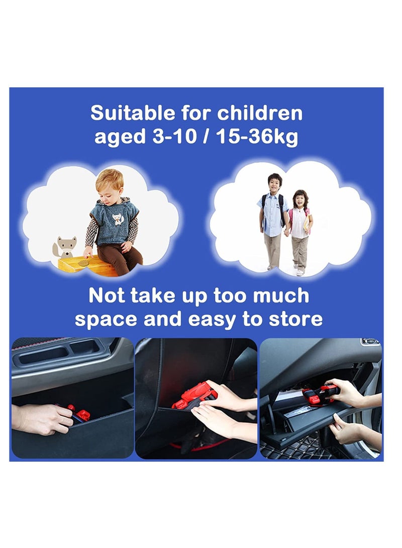 KASTWAVE Seat Belt Adjuster for Kids, Seat Belt Clips Adjuster, Car Shoulder Neck Safety Positioner (Blue) - Image 4