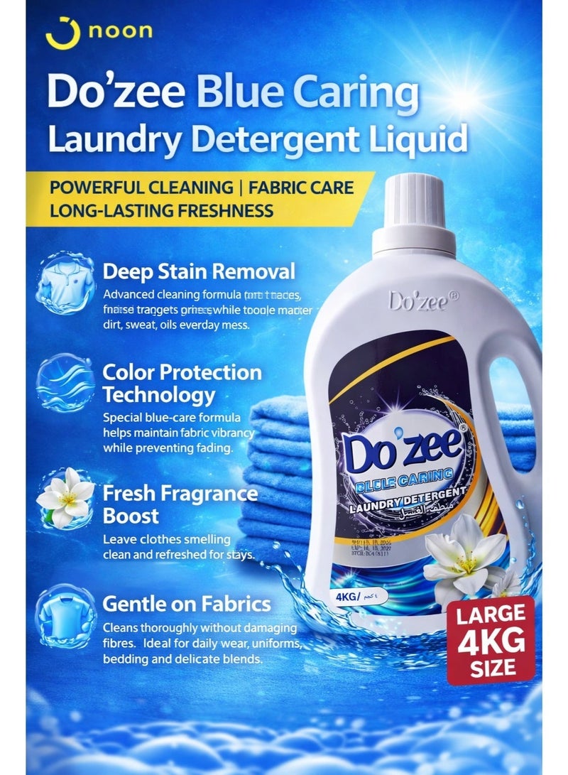Do'zee Signature Laundry Care Trio | Ultra White 4L + Blue Caring 4L + Red Sporty 4L - Image 5