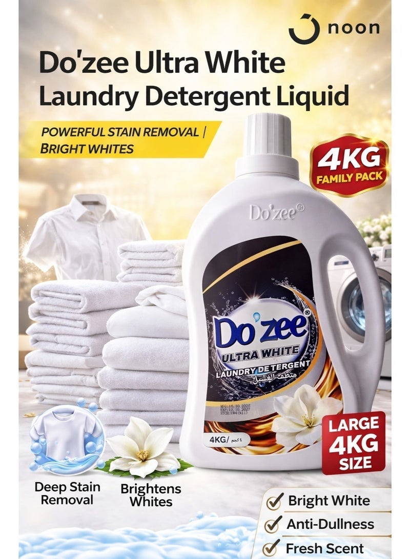 Do'zee Signature Laundry Care Trio | Ultra White 4L + Blue Caring 4L + Red Sporty 4L - Image 2