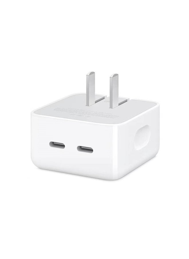 For Apple Original Charger 35W Dual USB-C Port Power Adapter Mobile Phone IPad Folding Fast Charging Head-Specifications:35w