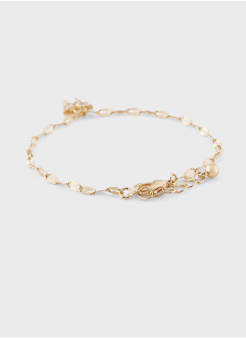 Ginger Butterfly Chain Bracelet  - Image 2