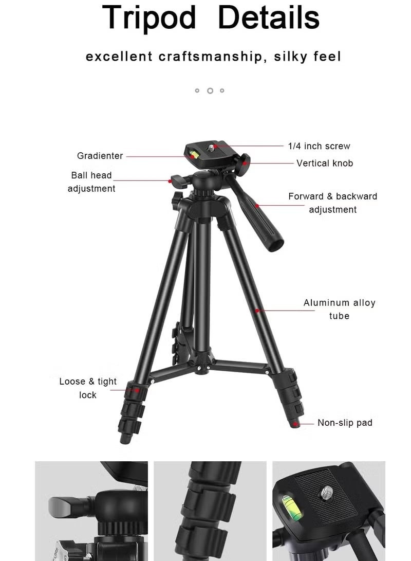 Raxoom YouTube Vlogging Starter Kit – Complete Set with HD Camera, Microphone, Tripod, LED Ring Light, and Accessories for Beginner Content Creators, Vloggers, and Streamers – All-in-One Bundle for High-Quality Videos - Image 2
