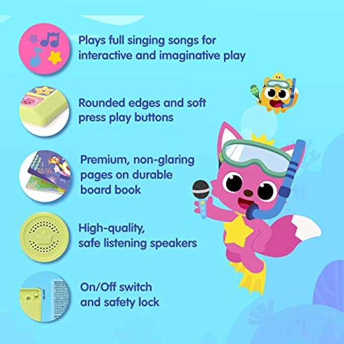SING-ALONGS 10 BUTTON SOUND BOOK | BABY SHARK TOYS | LEARNING & EDUCATION TOYS | INTERACTIVE BABY BOOKS FOR TODDLERS 1-3 | GIFTS FOR BOYS & GIRLS - Image 4