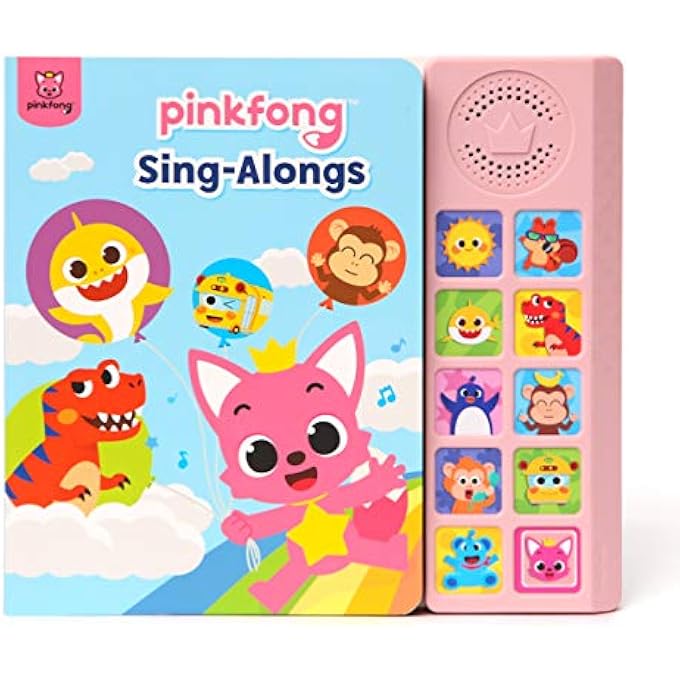 SING-ALONGS 10 BUTTON SOUND BOOK | BABY SHARK TOYS | LEARNING & EDUCATION TOYS | INTERACTIVE BABY BOOKS FOR TODDLERS 1-3 | GIFTS FOR BOYS & GIRLS - Image 2