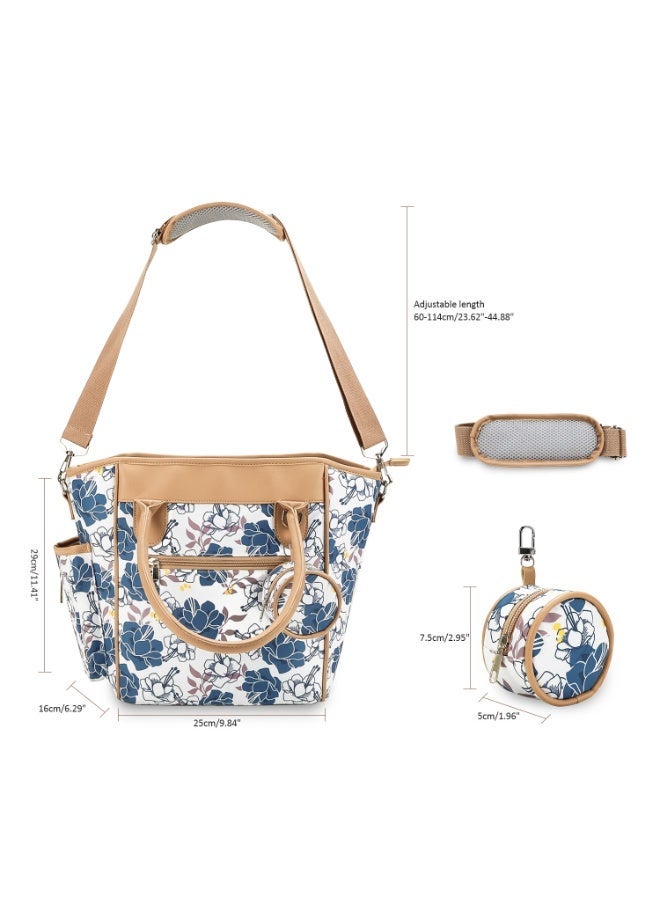 Multifunctional mommy bag one-shoulder messenger mother bag maternal and child travel baby bottle insulation lightweight waterproof diaper bag - Image 5