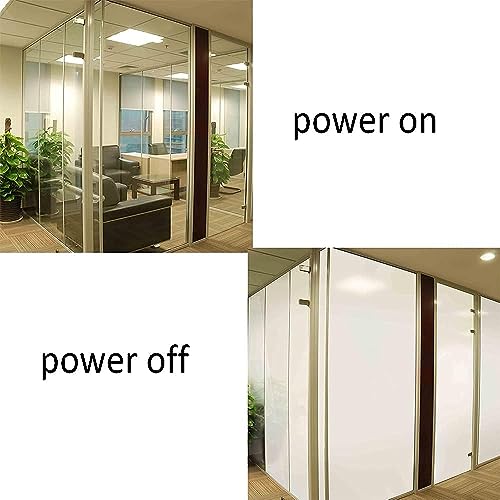 MEGICOLIM Switchable Adhesive Smart Film PDLC Electronic Smart Tint Glass Sticker for Home Office Window, 8.2Inch x 11.8Inch - Image 4