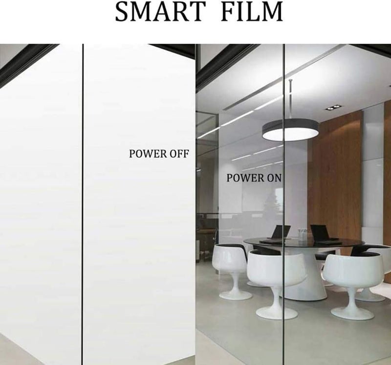 MEGICOLIM Switchable Adhesive Smart Film PDLC Electronic Smart Tint Glass Sticker for Home Office Window, 8.2Inch x 11.8Inch - Image 5