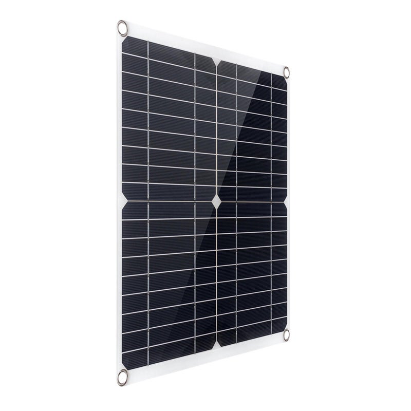 Flexible Solar Panels Kit 20W with 300W Controller 12V Power Supply USB Charging Interface Solar Board Waterproof Solar Cells for Phone RV Car - Image 2