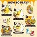 edutree Wooden Toddler Fine Motor Skill Toy Bee to Hive Matching Game with Honey Jar Sticks Montessori Color Sorting Matching Toys Preschool Educational Learning Toys Gift for Toddler 2 3 4 - Image 4