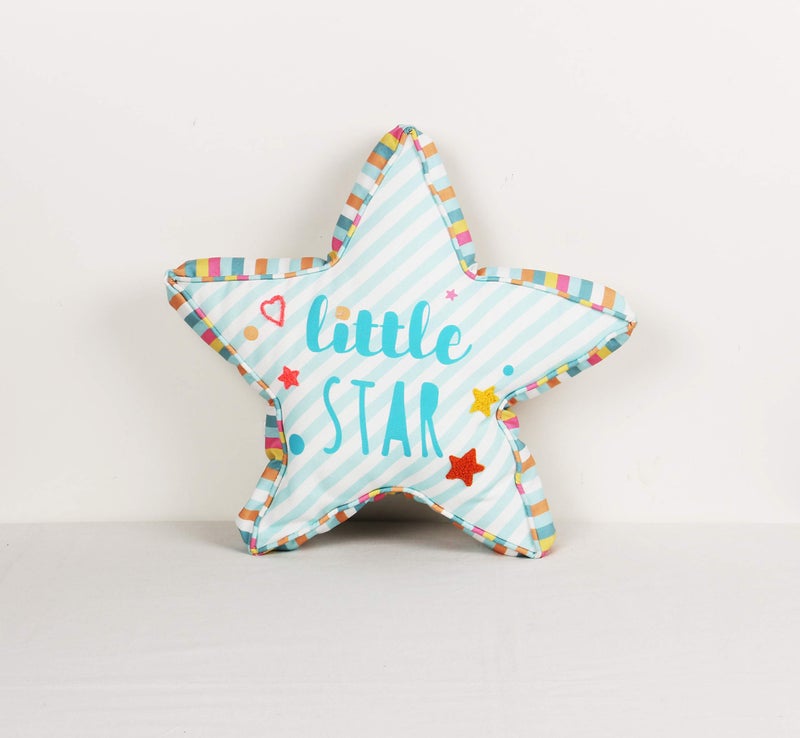 Sivya By Home Micro Poly Fiber Filled Shape Cute Cushion For Kids (Star),Multicolor - Image 2