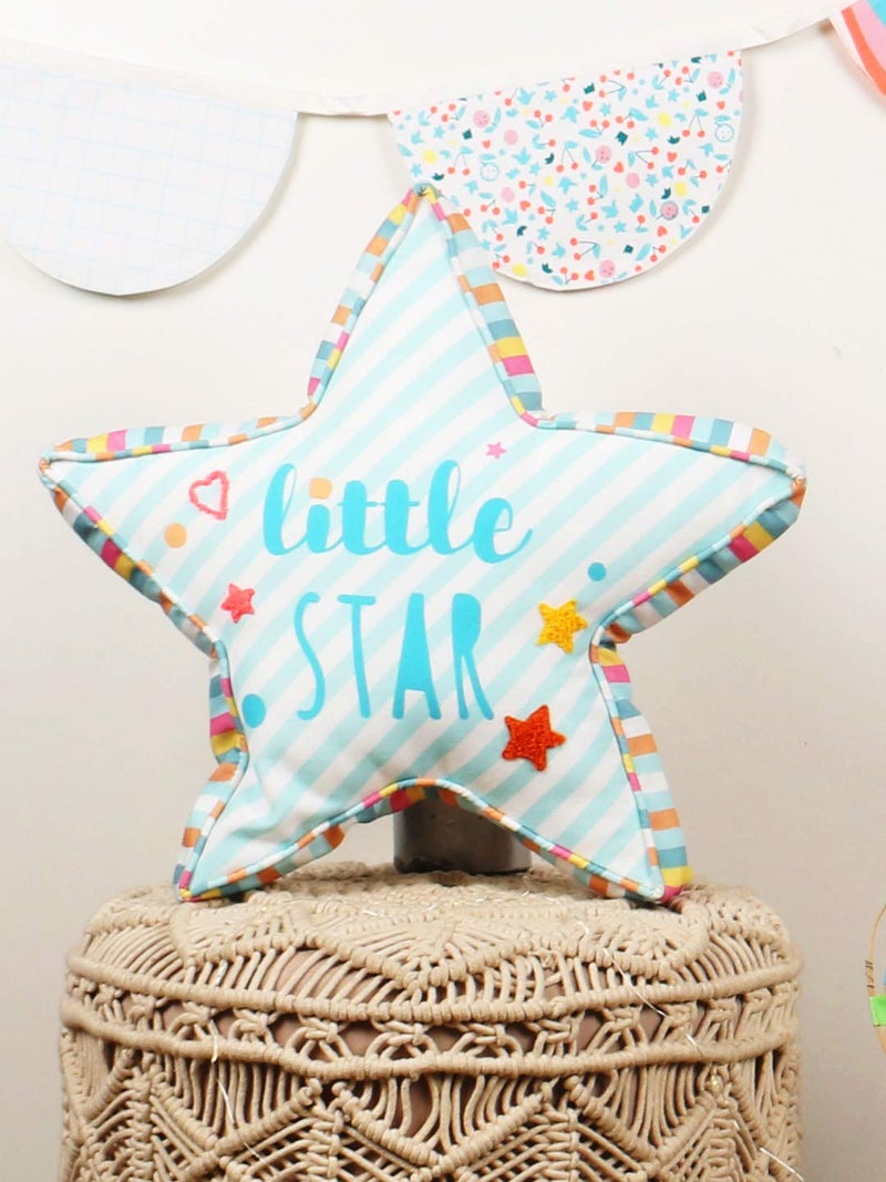 Sivya By Home Micro Poly Fiber Filled Shape Cute Cushion For Kids (Star),Multicolor - Image 1