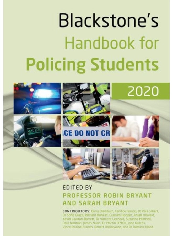 Blackstone s Handbook for Policing Students 2020 - Paperback