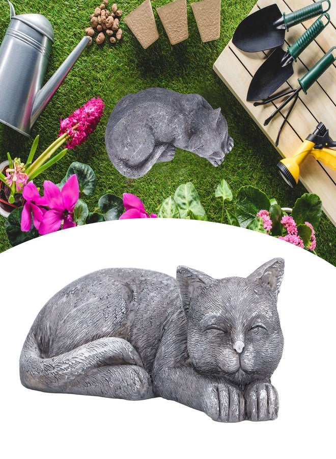 Honio Pet Memorial Tombstone, Pet Grave Markers Cat Dog Outdoor Engraving for Lawn - Image 2