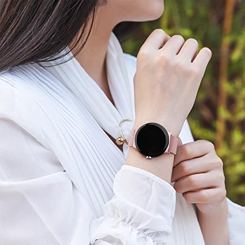 Tobfit Metal Strap for Google Pixel Watch 3 41mm / Pixel Watch 2 / Pixel Watch Straps (2024/2023/2022)(Rose Pink) - Image 5