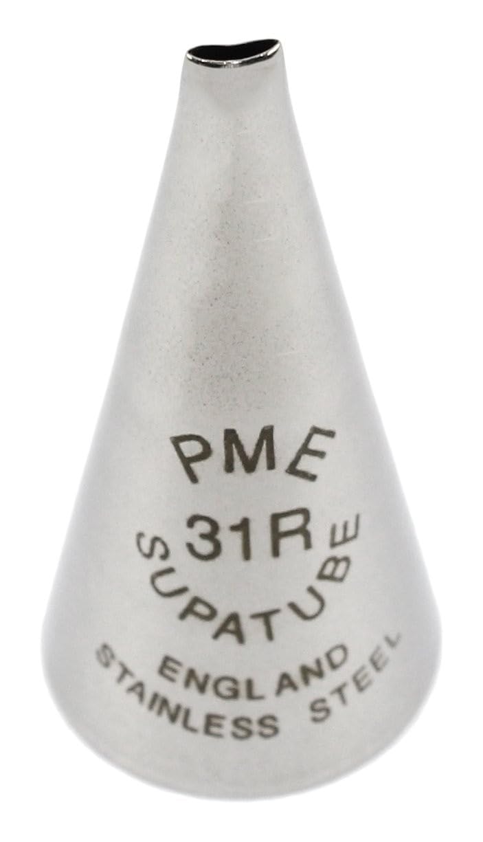 PME 31R Seamless Stainless Steel Small Ribbon Supatube Decorating Tip