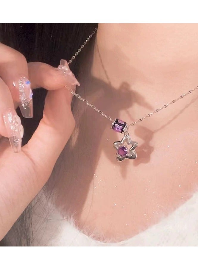Goolsky Silver Teddy Bear & Star Pendant Necklace – Dainty Astral Choker for Women | Trendy Minimalist Jewelry  - Image 2