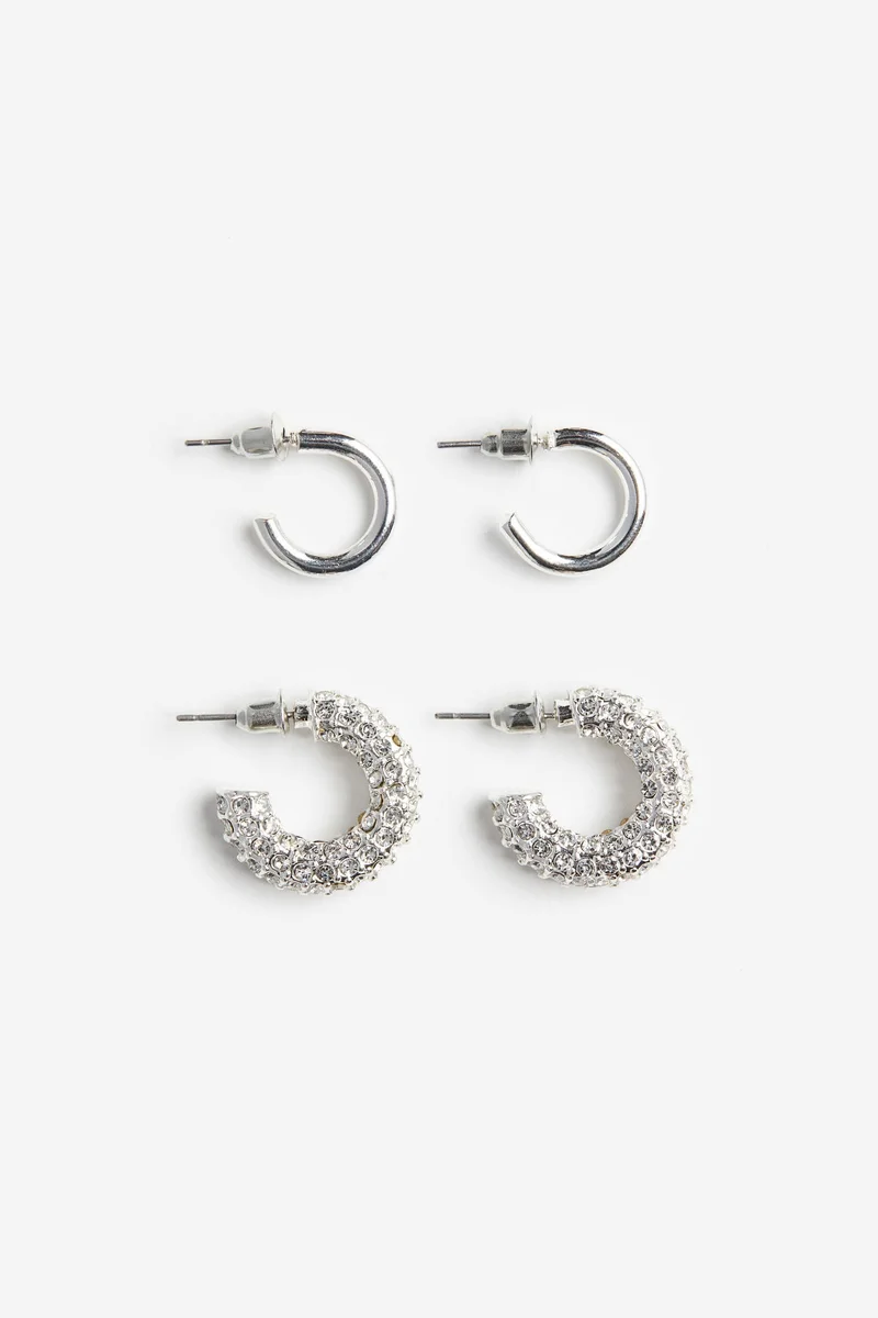اتش اند ام 2 Pairs Hoop Earrings
