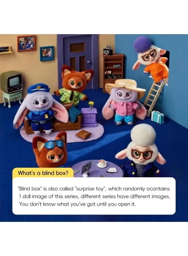 Miniso Zootopia Series Blind Box Disney Vinyl Plush Pendant and Keychain Mystery Blindbox. - Image 3