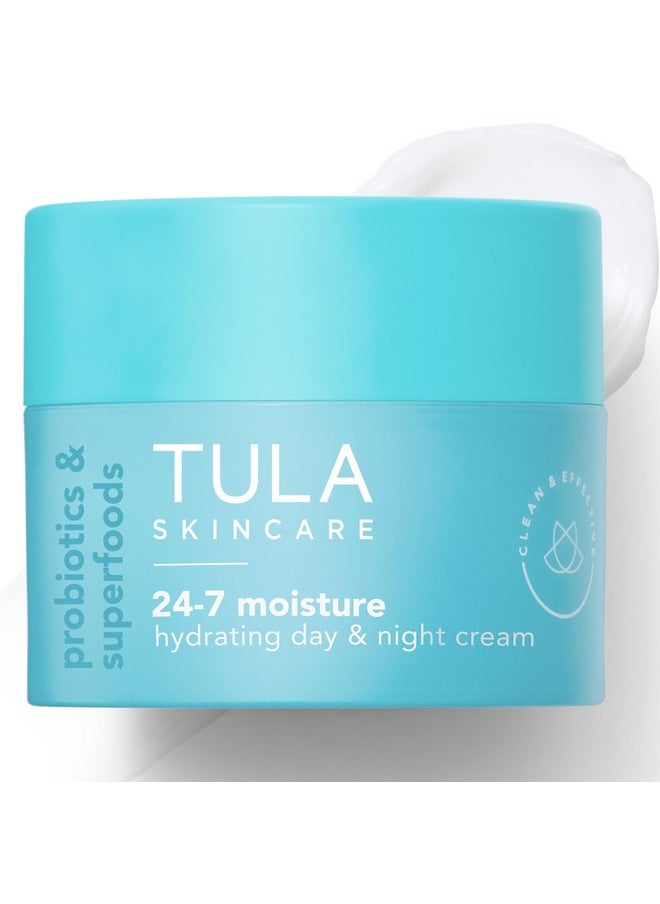 TULA TULA Skin Care 24-7 Hydrating Day & Night Cream - Anti-Aging Moisturizer for Face, Contains Watermelon & Blueberry Extract, 1.5 oz.  - Image 1