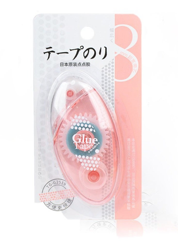 SYOSI 1PCS Double Sided Adhesive Scrapbook Runner Tape Roller Permanent Adhesive Dots Roller Applicator, for Diy Cards and Giftwrap, Acid Free and Archival Safe Scrapbooking Tape Random Color, 1 Pack - Image 5