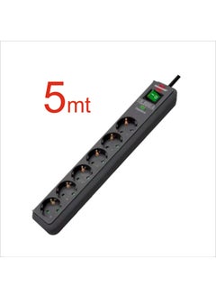 Eco Line Series 6 Sockets 13.500A Surge Protector Socket 5 Meters - pzsku/Z8F39347BB1FA3DB96578Z/45/_/1730485089/fbfd2a0f-6eeb-43aa-b6de-8a02c68412a5