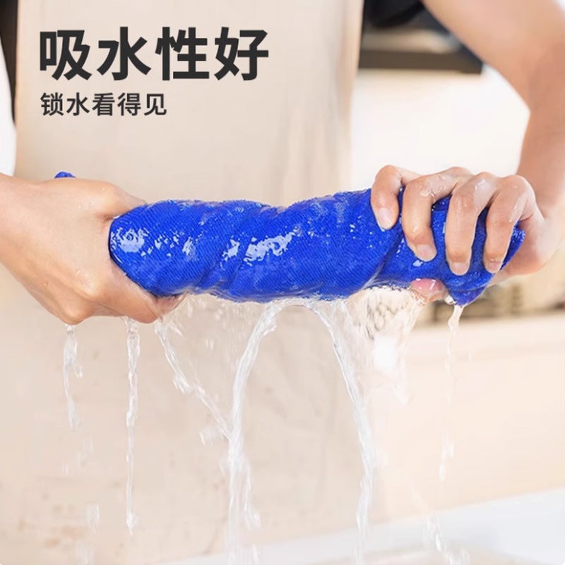 Rag Wipe Glass Cleaning Cloth Absorbent Not Easy To Lose Hair Traceless Car Cleaning Gray Car Wash Cleaning Towel - Image 4