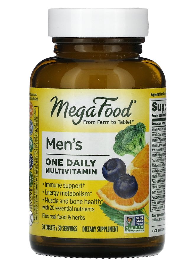 MegaFood فيتامينات متعددة للرجال - 30 قرص