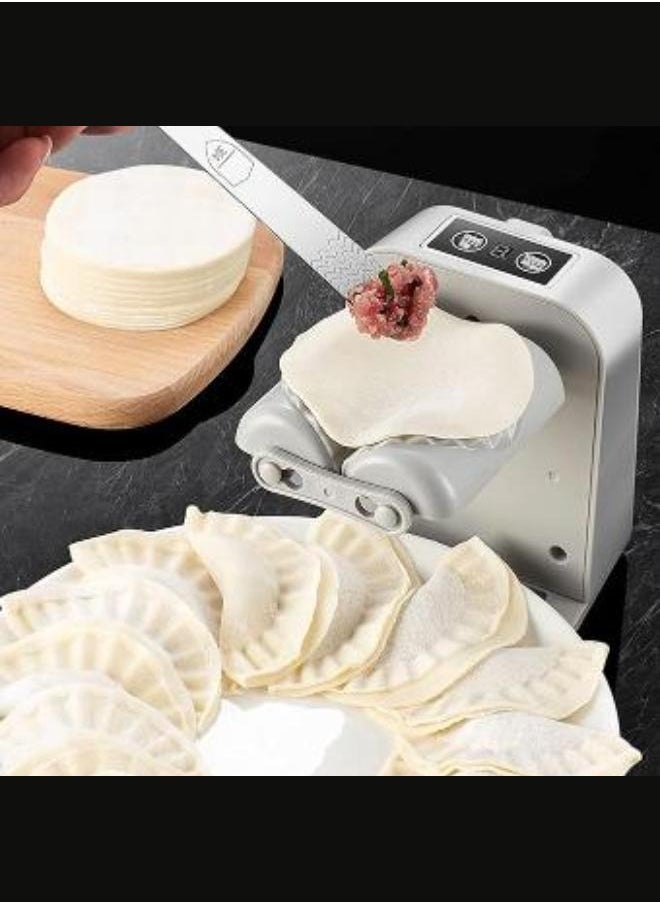 Executive LLC - Automatic Dumpling Maker, 1300mAh USB Household Stainless Steel Household Machine Manual Dumpling Maker Mould Ravioli Press Mold DIY Dumpling Easy Tool Kitchen Accessories - Image 1