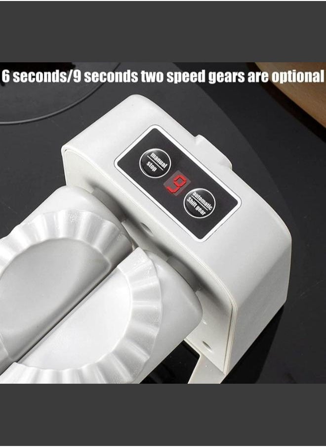Executive LLC - Automatic Dumpling Maker, 1300mAh USB Household Stainless Steel Household Machine Manual Dumpling Maker Mould Ravioli Press Mold DIY Dumpling Easy Tool Kitchen Accessories - Image 1