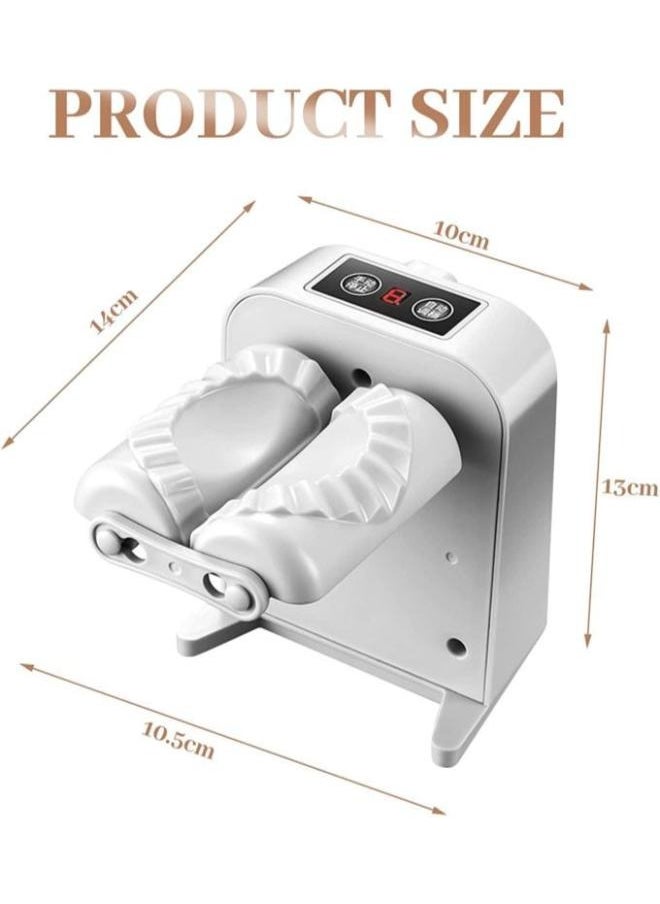 Executive LLC - Automatic Dumpling Maker, 1300mAh USB Household Stainless Steel Household Machine Manual Dumpling Maker Mould Ravioli Press Mold DIY Dumpling Easy Tool Kitchen Accessories - Image 1