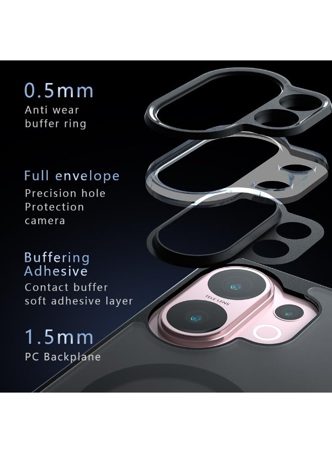 general Case Compatible with Vivo S30 5G ,Compatible with MagSafe,Magnetic Anti-Drop Shock [TPU+PC Backplane] 2 in 1 Cover  - Image 4