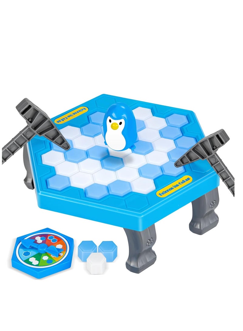 SS Kids Ice Breaker Rescue Penguin Puzzle Table Game, Ice Breaker to Free Penguin from Trap is a kids activity for family parties - Image 1