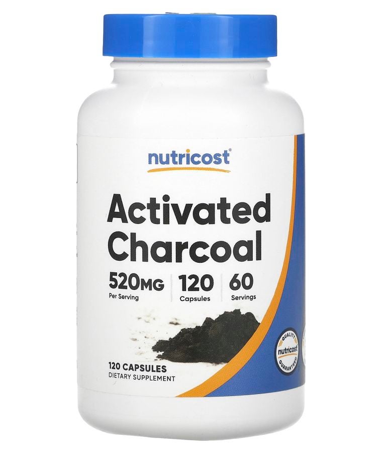 Activated Charcoal 120 Capsules (260 mg per Capsule)