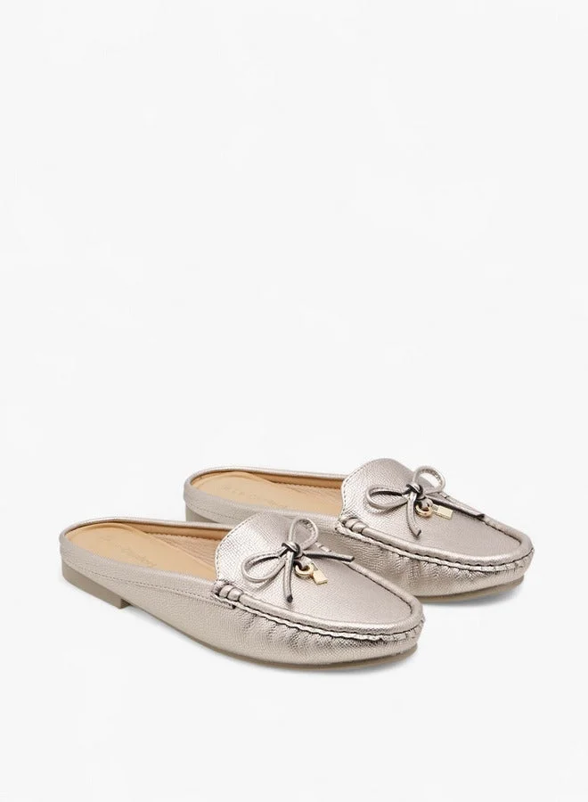 Le Confort Women's Bow Accent Slip-On Mules