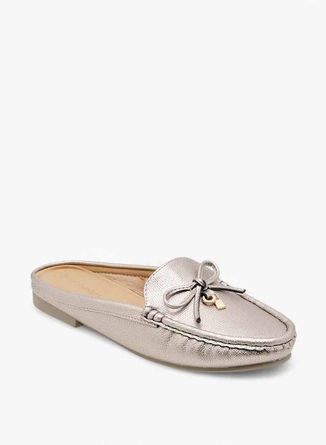 Le Confort Women's Bow Accent Slip-On Mules