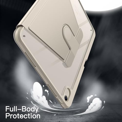 Jetech حافظة JETech الدوارة لجهاز iPad Air 13 بوصة M3/M2 (2025/2024) مع حامل قلم، دوران 360 درجة، غطاء واقي شفاف، استيقاظ/نوم تلقائي (ضوء النجوم) - Image 4