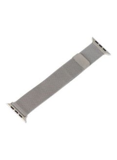 Milanese Loop Band Strap Compatible With Apple Watch 6 5 Stainless Steel 42MM 44MM Iwatch Series Bracelet Accessories WatchBand Silver