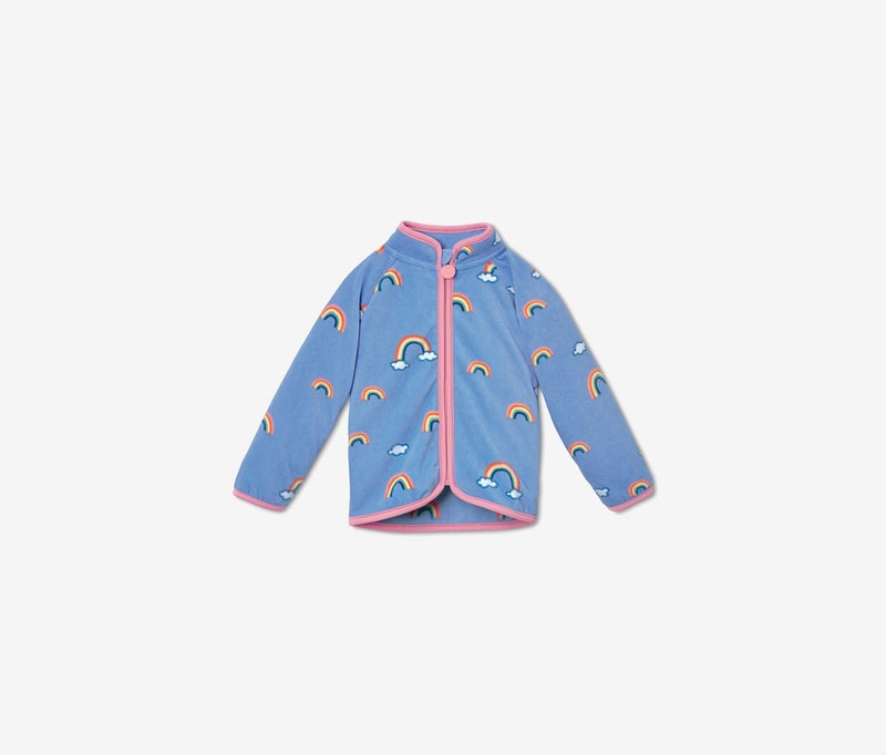 Tchibo Microfleece Jacket, Blue Combo - Image 2