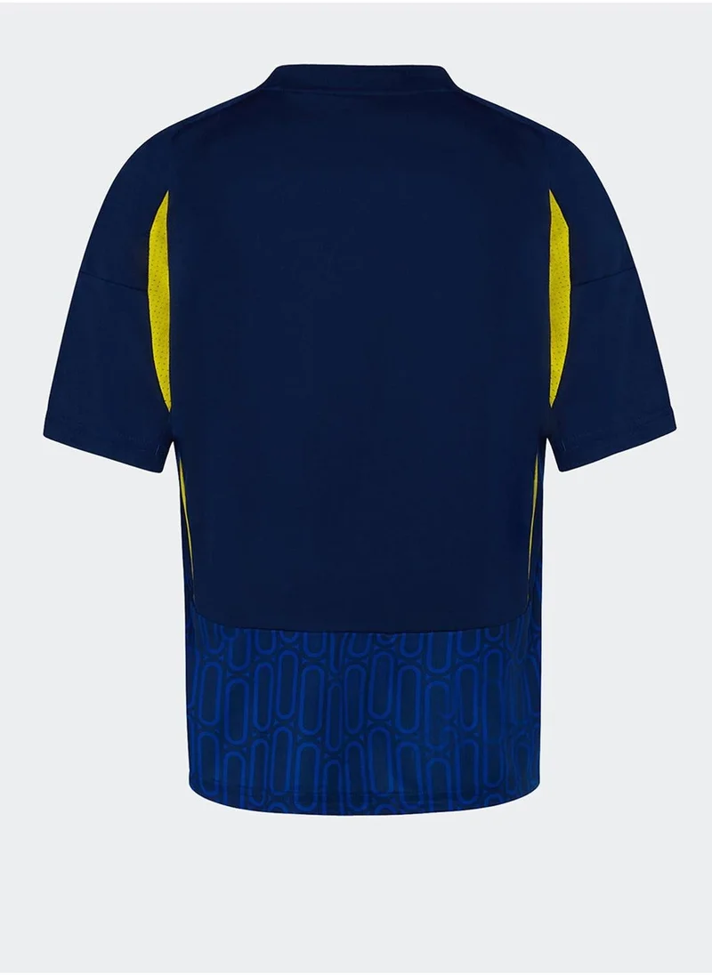 adidas قميص النصر الخارجي للأولاد أزرق