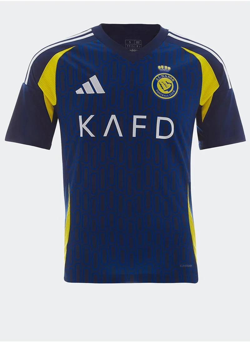 adidas قميص النصر الخارجي للأولاد أزرق