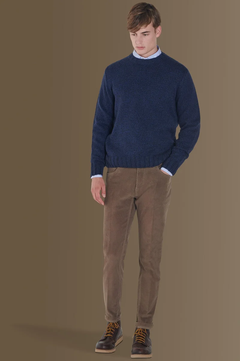 5 pockets trousers wales corduroy - Taupe